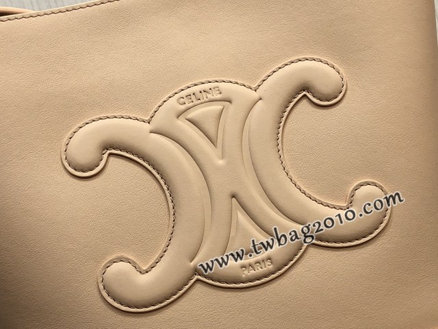Celine專櫃2023s春夏新品CUIR TRIOMPHE小號繡花光滑牛皮水桶包 賽琳百搭斜挎肩背女包 sldj2435